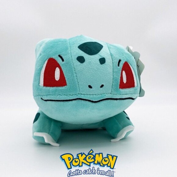 NEW Pokemon Bulbasaur Plush AOGER Doll Toy Kids Authentic 20cm Official Licensed - Picture 3 of 10